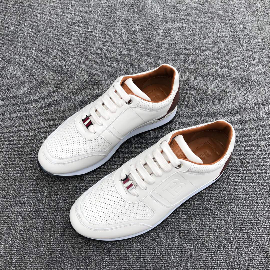 BALLY 발리 멘즈 플레인 카프레더 스니커 6231537