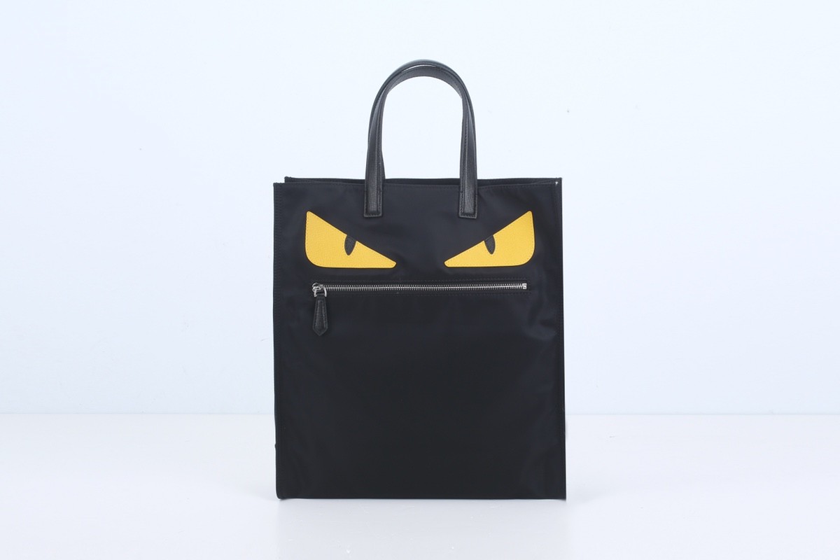 펜디 몬스터 패브릭 토트백