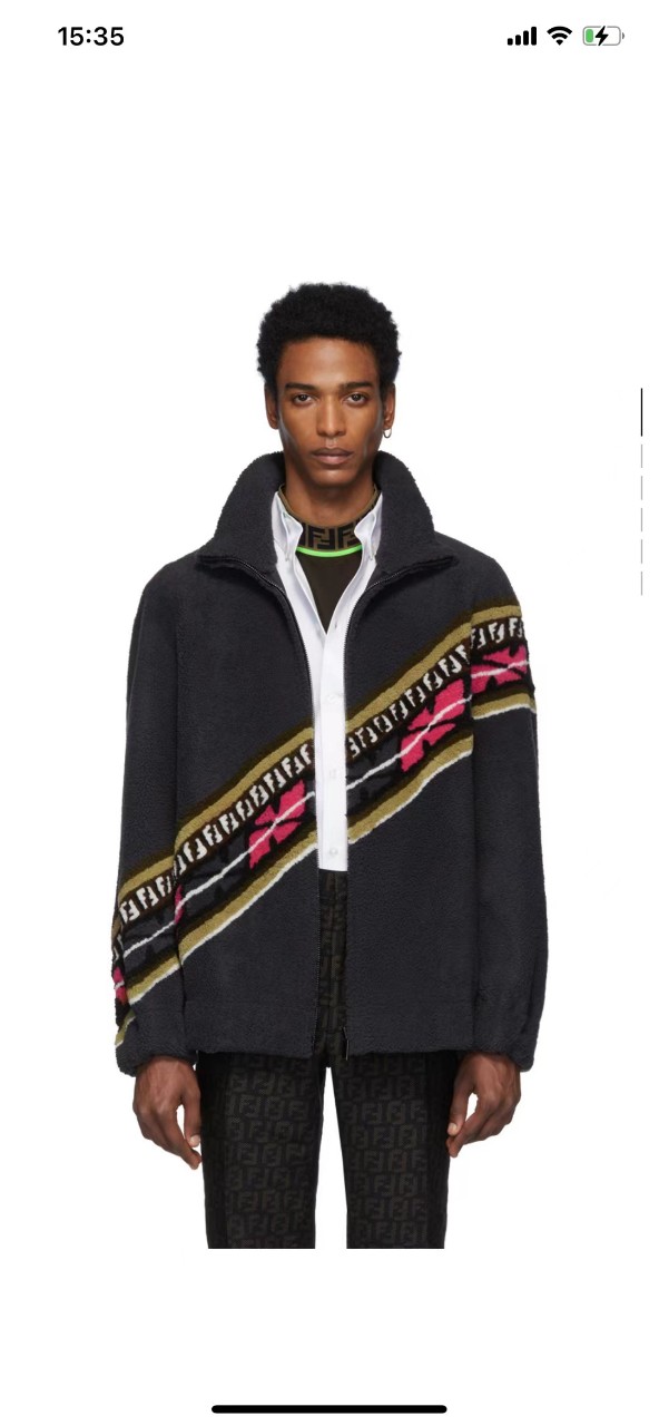 21FW 펜디 양면 양피 앙털 자켓 1130