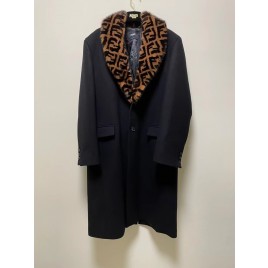 21FW 펜디 밍크 모직 코트 1201