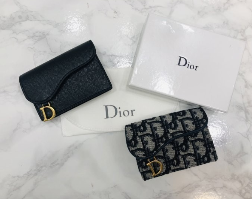 디올 새들 가죽 카드지갑 모음전