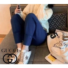 구찌 단추 니트바지