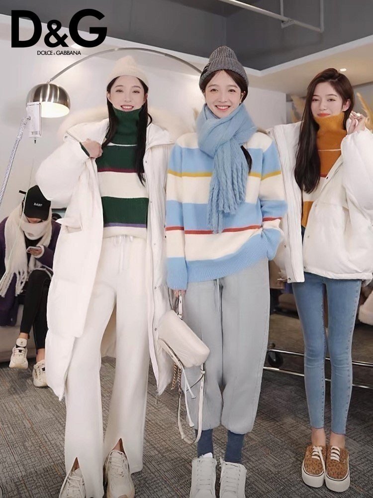 돌체앤가바나 칼라 줄가라 폴로 니트