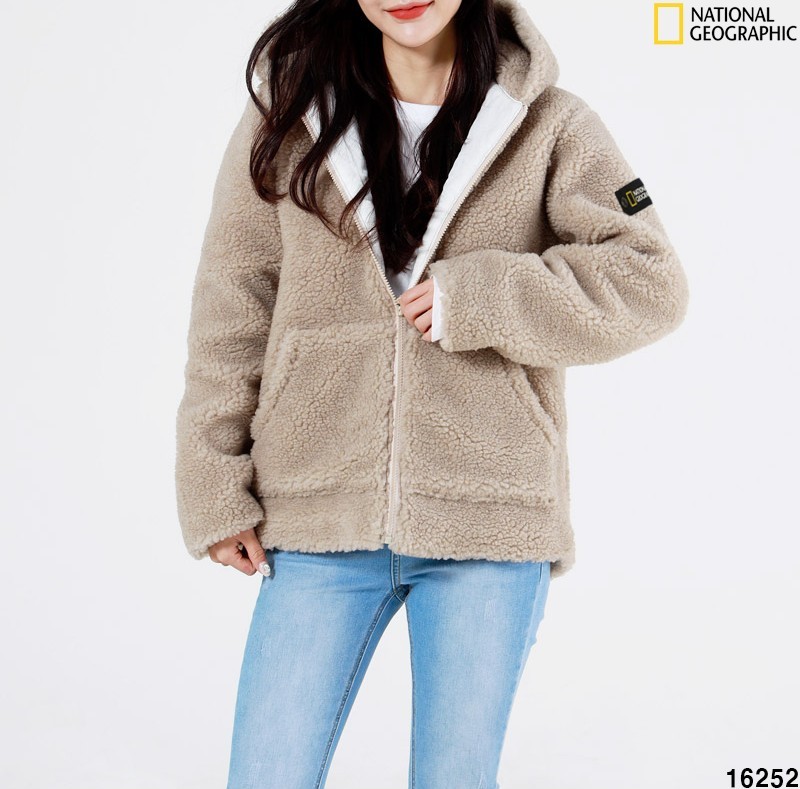 네셔널 지오 그래픽 우먼 플리스 후드집업