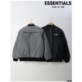 제냐 x 피어오브갓 협업 레터링 항공 점퍼