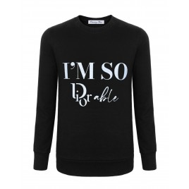 디올 레터링 맨투맨 2종