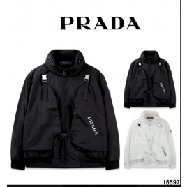 22ss 프라다 테크 벨크로 점퍼 2종