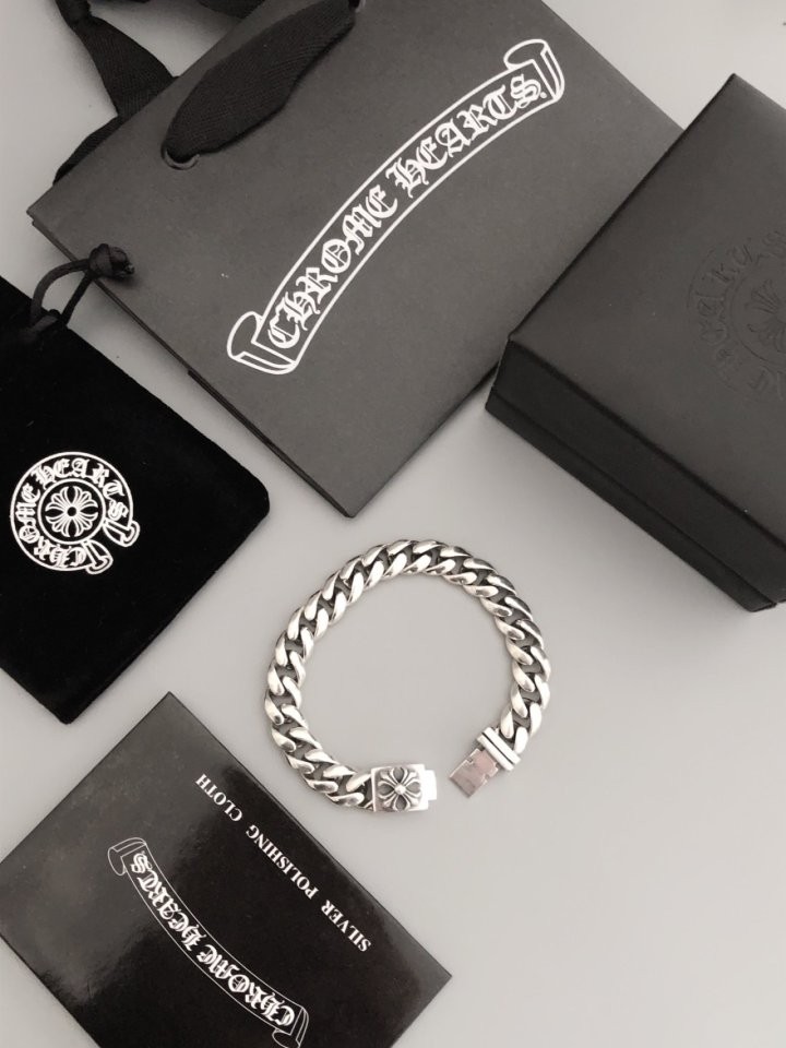 크롬하츠 박스 클래식 팔찌 은 Silver 92.5