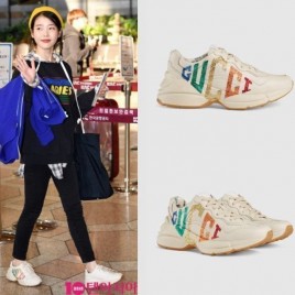 구찌 아이유 라이톤스니커즈 여성사이즈