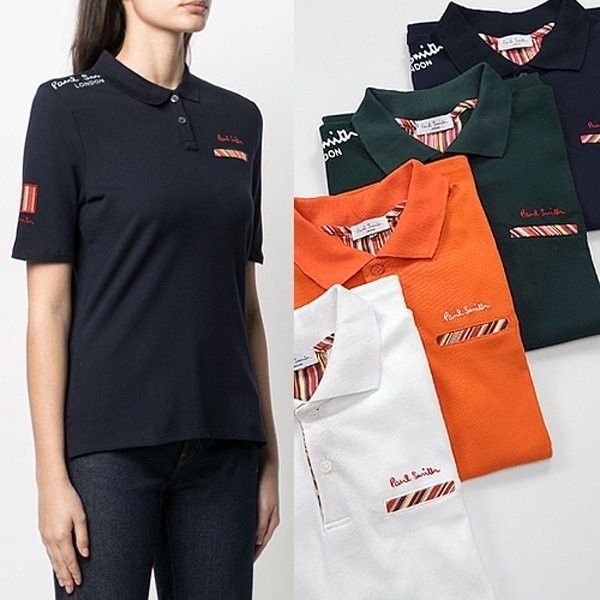 폴스미스 멀티로고 카라 반팔티셔츠 4종