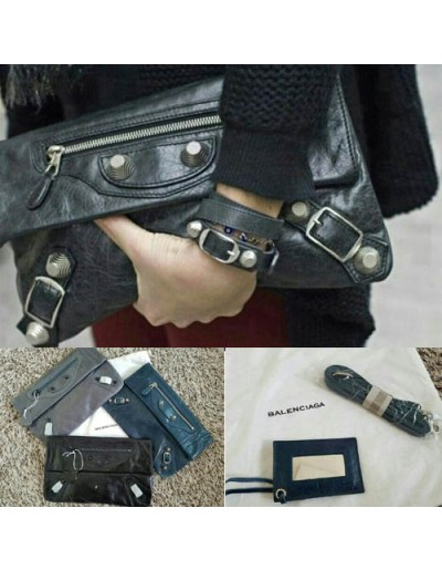 발렌시아가 남녀공용 양가죽 클러치 3종