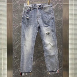 22년 톰브라운 자수 디스트로이트 청바지 0812-1