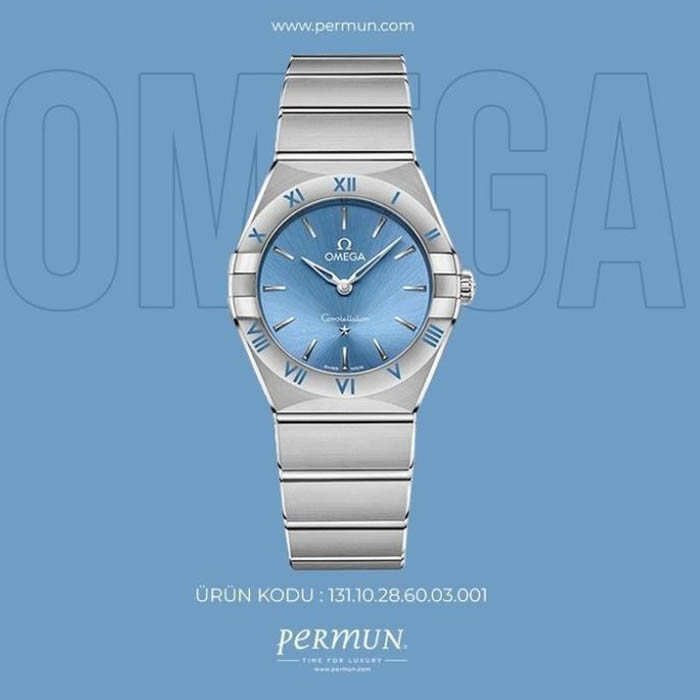 오메가 로고  블루다이얼 와치