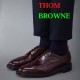 톰브라운 롱윙 브로그 레더 로퍼 2종