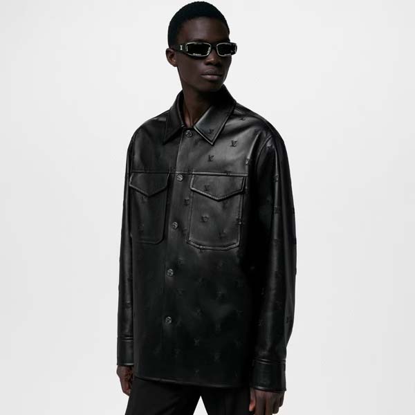 24년 루이비통 모노그램 로고 양가죽 자켓 1202