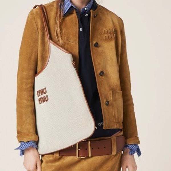 미우미우 아이비 캔버스백