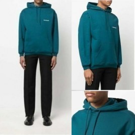 24FW 발렌시아가 자수로고 후드 맨투맨