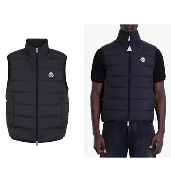 몽클레어 남성 CONTRIN 숏 다운 패딩 조끼