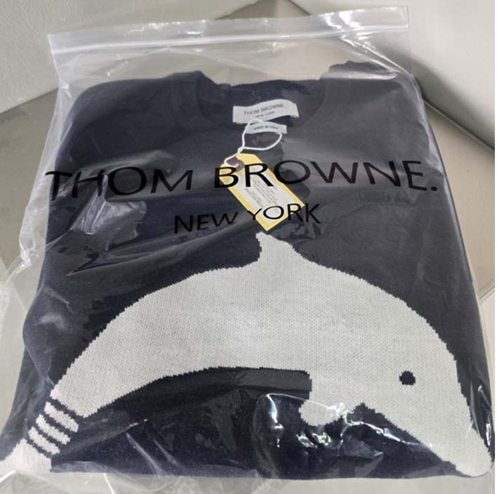 톰브라운 캐시미어 돌핀 니트 베이비