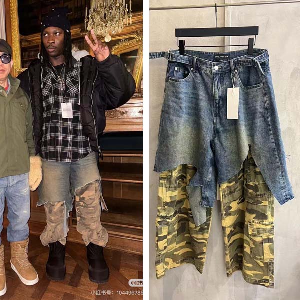 25년 프로젝트 G/R 레이어드 카고 데님 팬츠 0210