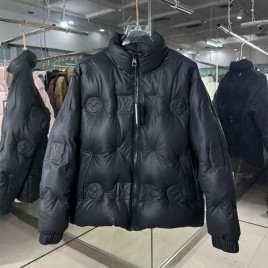 루이비통 모노그램 레더로고 다운 패딩점퍼