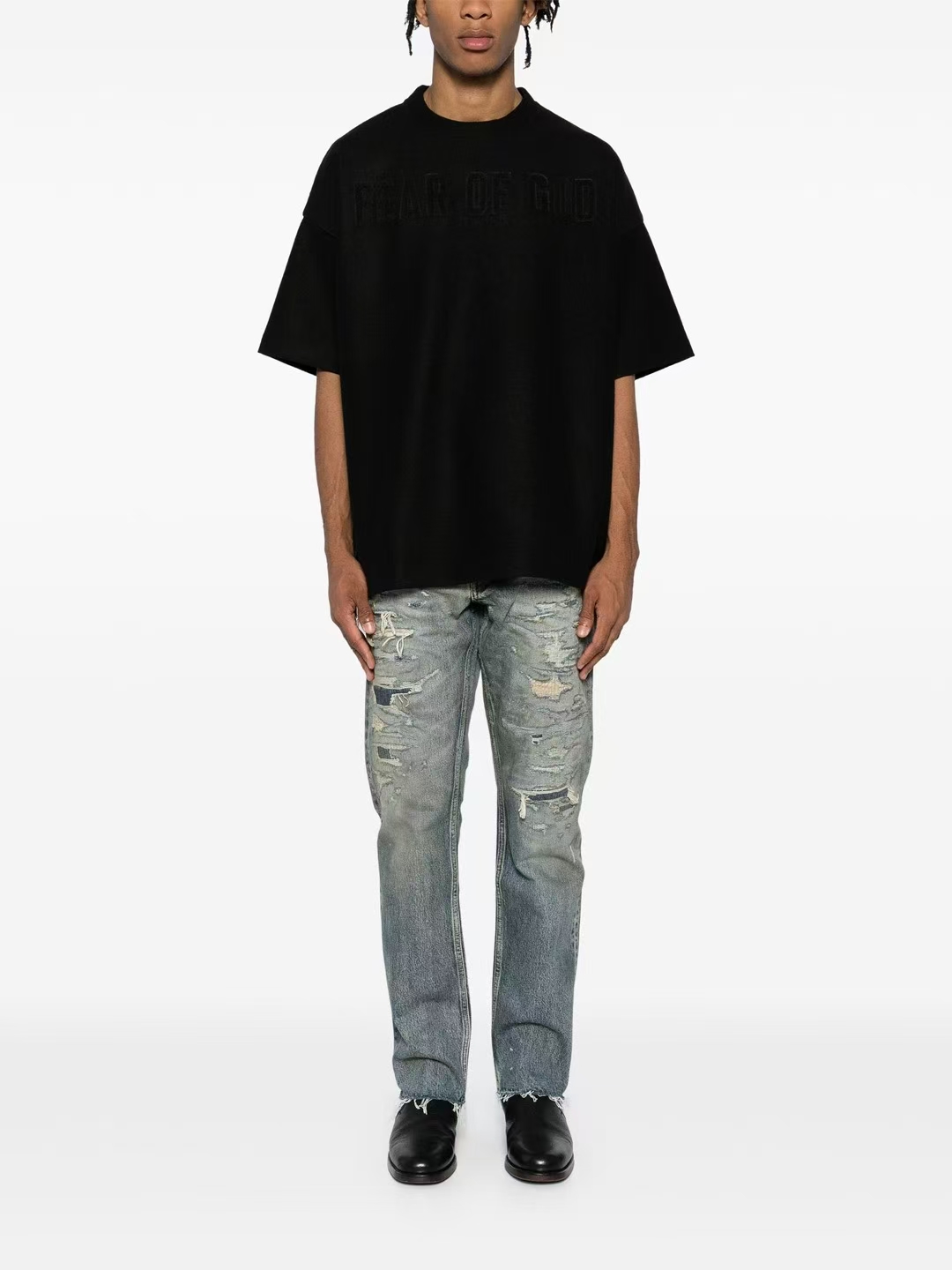 25년 피어오브갓 로고 특수워싱 프리미엄진 0216