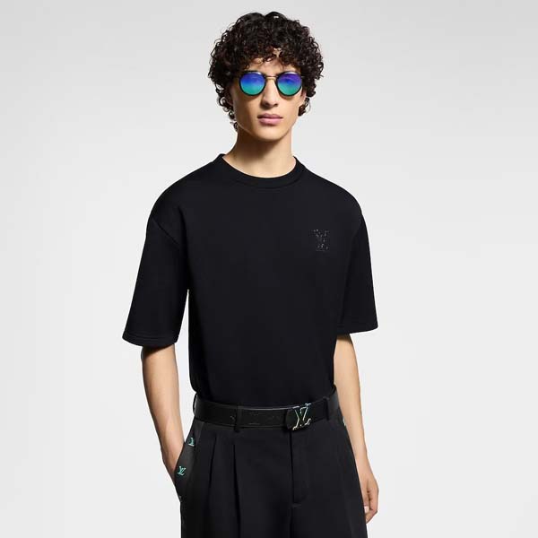 25년 루이비통 비즈공예 라운드 반팔 티셔츠 0406