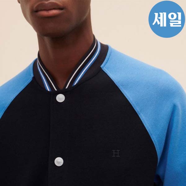 에르메스 투톤 바시티 스타디움 재킷 2종