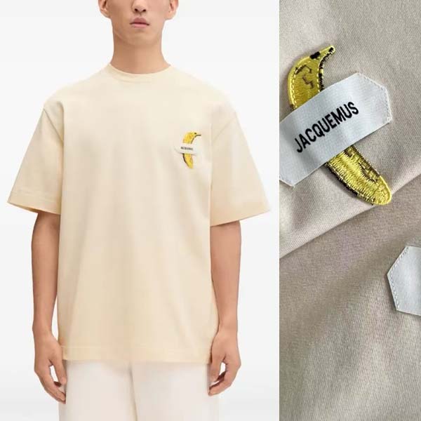 25년 자크뮈스 로고 바나나 반팔 티셔츠 0424