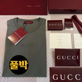25년 구찌 스네이크 로고 라운드 반팔티셔츠 2종 0429