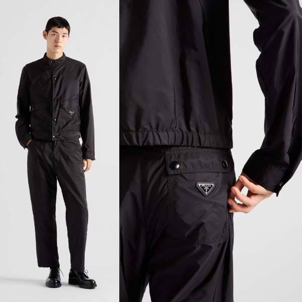 25년 프리다 로고 리나일론 블랙 팬츠 0604