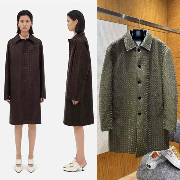 24/25FW 보테가베네타 레더 커플 코트 0611