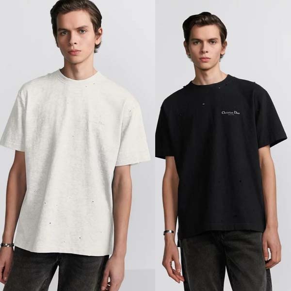 디올 Couture 꾸뛰르 워싱 반팔 티셔츠 2종