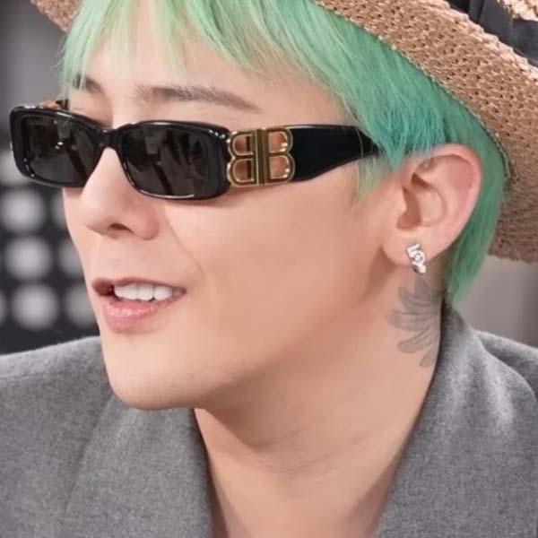 발렌시아가 로고 블랙 선글라스