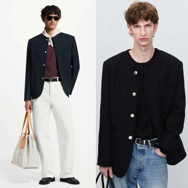 25년 루이비통 자수로고 재킷 0703