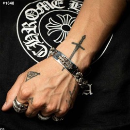 크롬하츠 더블 팬시 브레이슬릿 팔찌