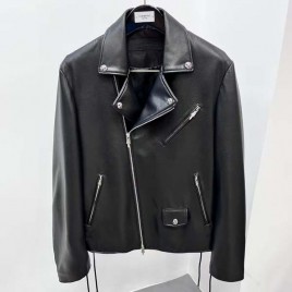 25년 크롬하츠 레더 십자가 로고 재킷 0805