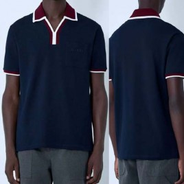25년 구찌 Cotton Piquet 폴로 반팔티셔츠 0810