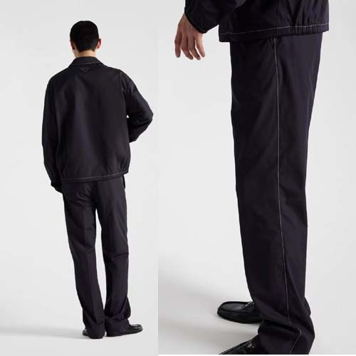 프라다 로고 남성 프리미엄 라인 팬츠