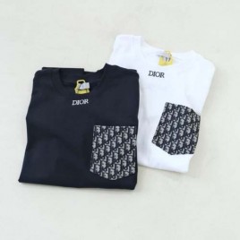 25년 디올 오블리크 포켓 반팔 티셔츠 2종