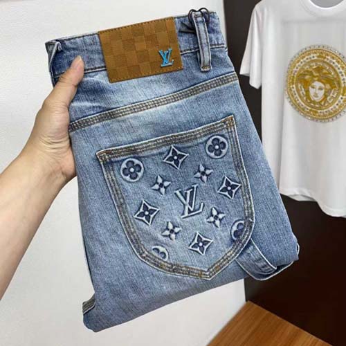 루이비통 모노그램 포켓 데님진 (빅사이즈)