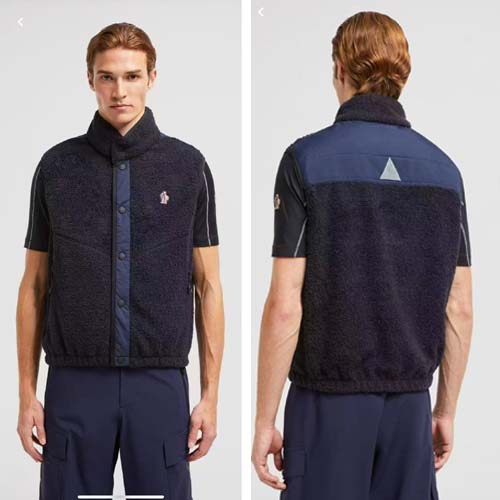 25년 몽클레어 로고 양모 베스트 2종 0825