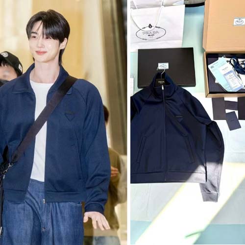 25년 프라다 삼각로고 풀박스 재킷 0909