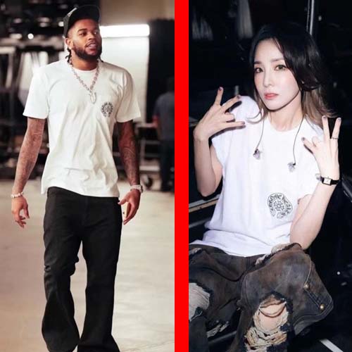 25년 크롬하츠 포켓 홀스슈 LA 반팔티셔츠 2종