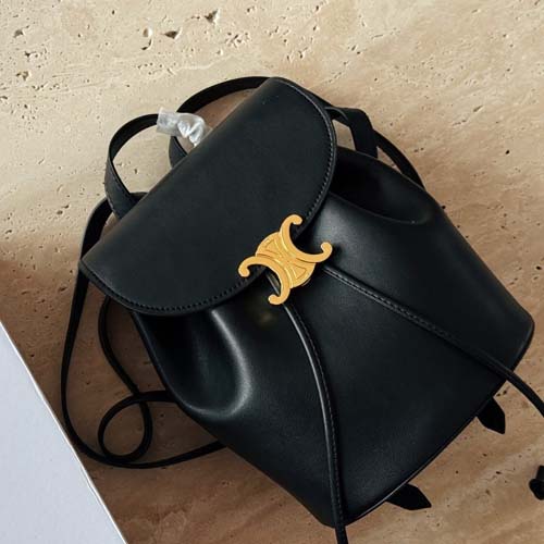 셀린느 보니백팩 레더 블랙