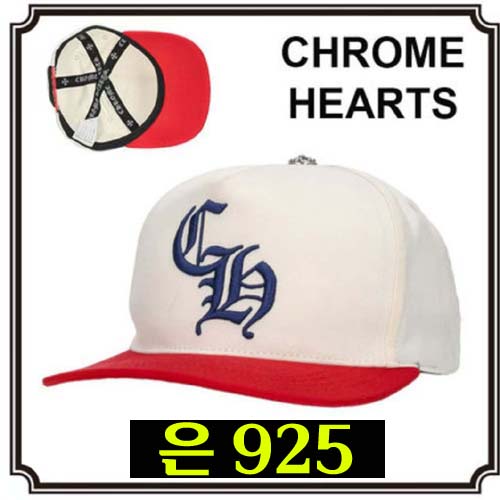 크롬하츠 자수로고 캡 모자 (925 은)