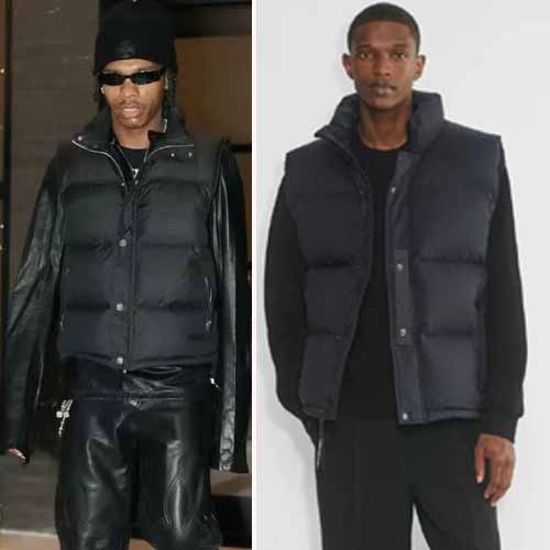 크롬하츠 로고 다운 조끼 베스트 1008