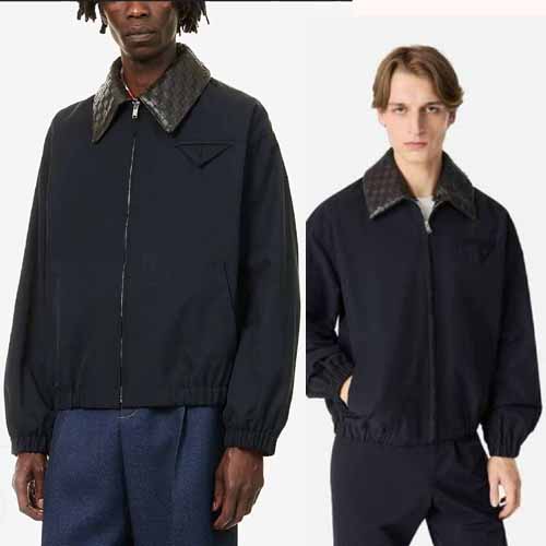 25년 보테가베네타 롱슬리브 지퍼업 블루종 1008