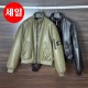 스톤아일랜드 와펜 레더 봄버 재킷 2종