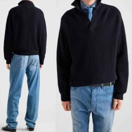 25년 프라다 로고 폴로 스웨터 니트 1021